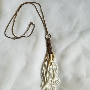 Beaded Tassel Necklace
